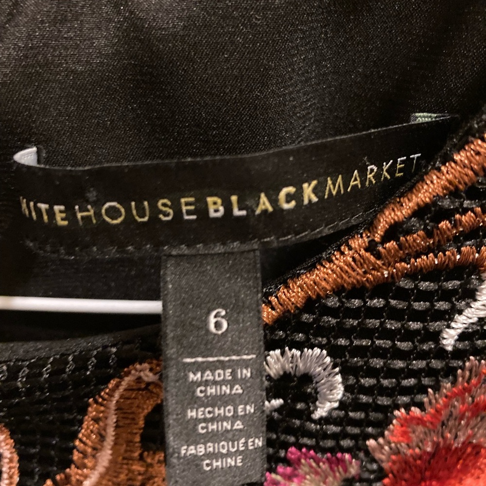 NWOT WHBM embroidered dress. - Picture 3 of 5
